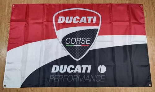 Ducati motorcycle flag banner - ducati,