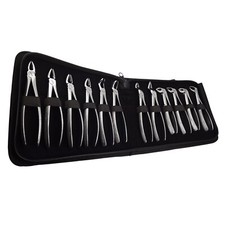 Dental Tooth Extraction Forceps For Upper & Lower Molars Oral Surgery Pliers Set