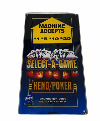 Vintage igt video poker keno - igt,