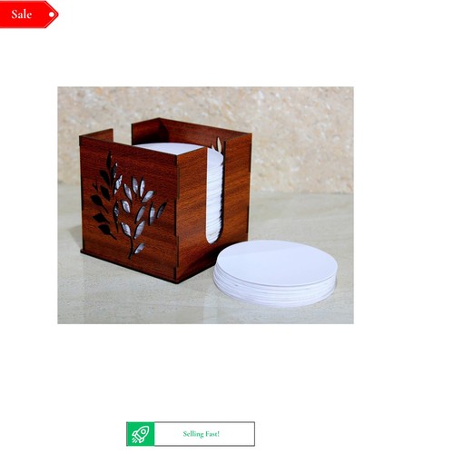 Disposable paper coasters - coasters, set