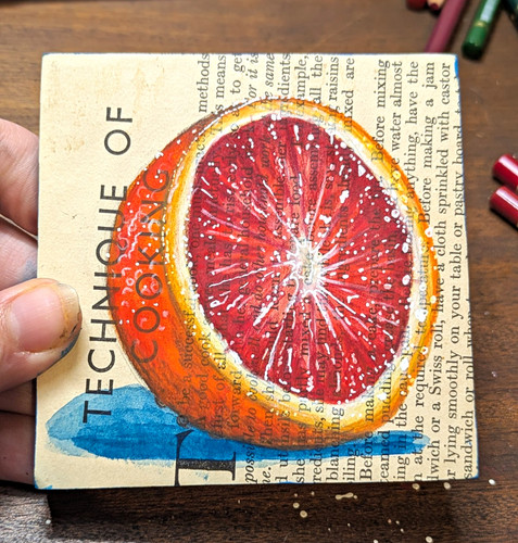 Ooak blood orange mini - ,