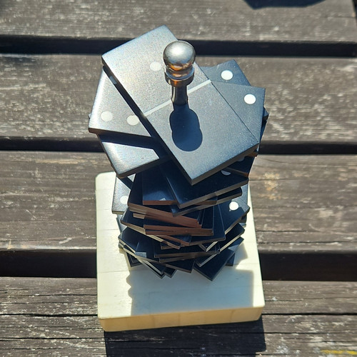 Wooden stacking balance - balance, skill