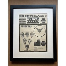 SHADE JOEY AND THE NIGHT OWLS NME - MAY 29 1964 (FRAMED) POSTER SIZED original N