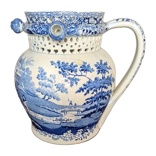 Rare antique 1820s blue - rare,