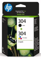 Genuine Original HP 304 Black