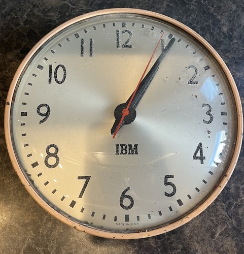 Vintage ibm school clock - ibm,