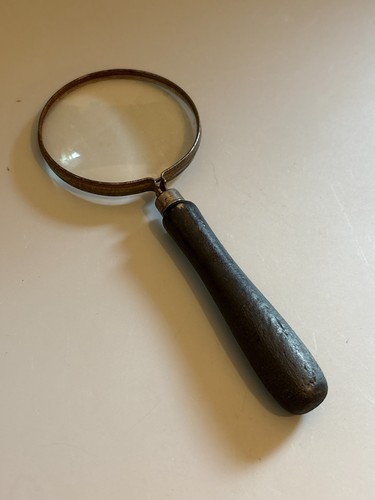 Vintage handheld magnifying - vintage,