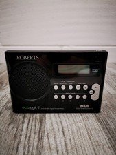 Roberts Eco Logic 1 DAB/FM Digital Portable Radio - Black - Unit Only *SEE...