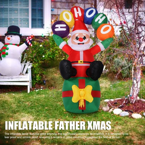 Inflatable father xmas 9ft - father, 5.9ft