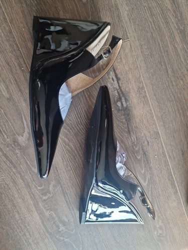 Raid black patent - raid, pointed