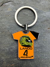 Lando Norris Keyring 2025 Helmet Shirt Metal Keyring F1 - Scuderia GP
