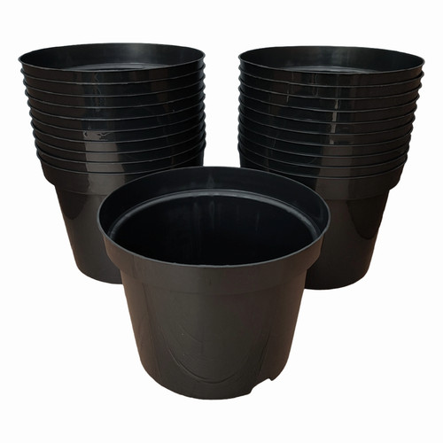 10l plastic plant pots strong - plastic,