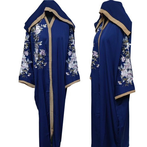 Latest design women blue abaya - latest,