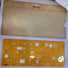 Rotring Drawing template und