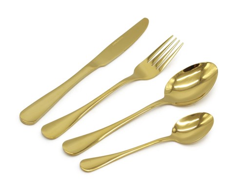 Cutlery set gold stainless - gold,