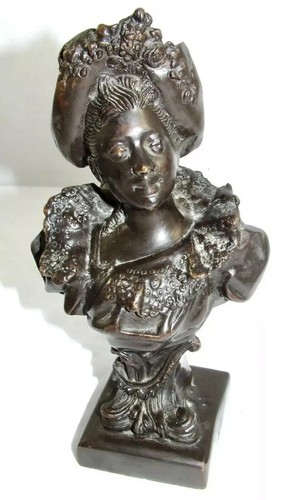 Patinated bronze victorian - patinated, of