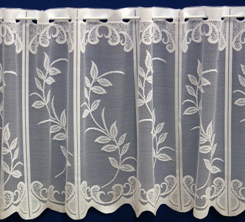 Willow cafe net curtain top - willow,