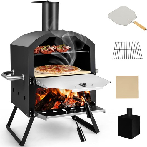 Outdoor pizza oven wood fired - pizza,