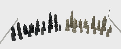 Hand carved stone marble - hand,
