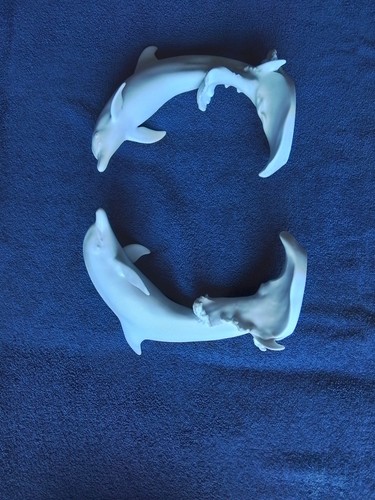 Kaiser porcelain dolphins - kaiser,