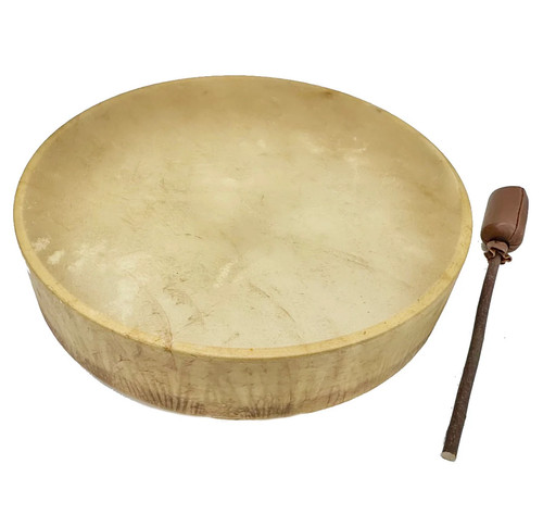 Water buffalo frame drum - water,