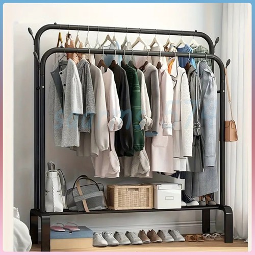 Heavy duty double rail - heavy, clothes