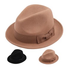 Men's 100% Wool Felt Fedora