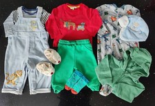 Baby Boy's 6-9 Months Winter Clothing Bundle - Inc Xmas Outfit & Reindeers Shoes