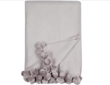 Malibu Luxxe Pom Pom Throw -
