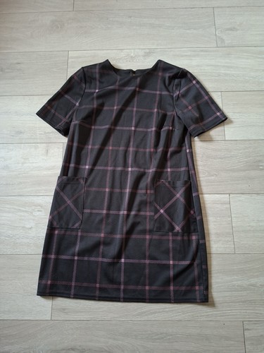 Black purple check - black, &