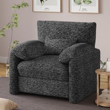 Velvet Accent Armchair Sofa