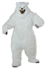 Deluxe Polar Bear Mascot Adult