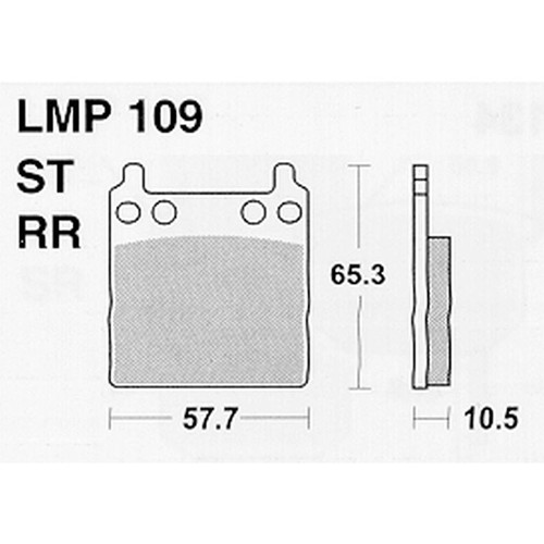 Athena brake pads - brake, for
