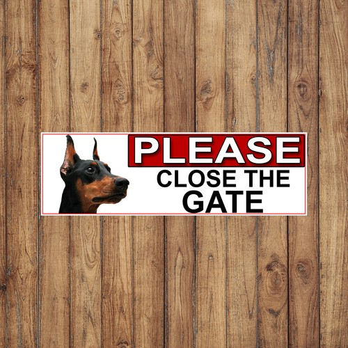 Doberman pinscher please close - doberman,