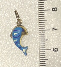 9 ct gold  mixed pendants