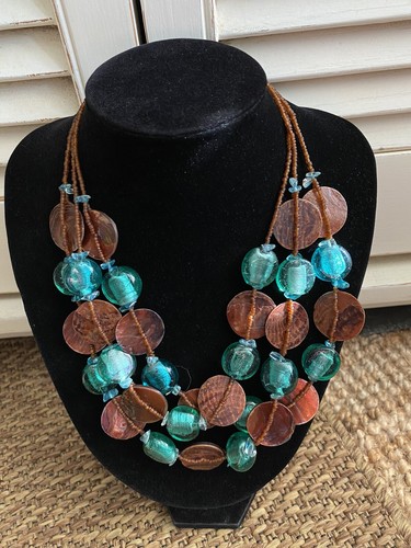 Mint statement chunky glass - mint,