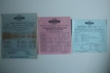 3 Midland Red Bus Timetables 1951-1957 Service D9 No 150 U Dudley Birmingham +