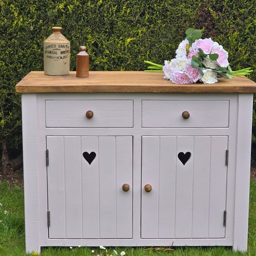 Lavender rustic sideboard - rustic,