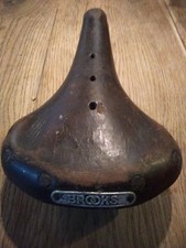 Vintage Brooks brown leather