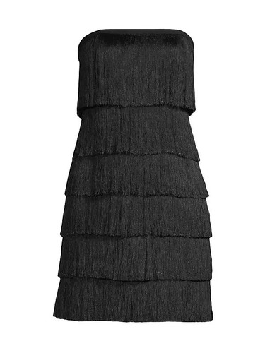 Milly nuoir metallic fringe - nuoir,