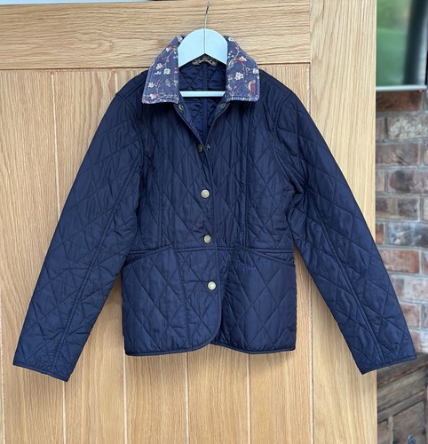Barbour quilted jacket navy - quilted,
