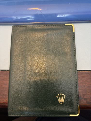 Vintage rolex green wallet - vintage,