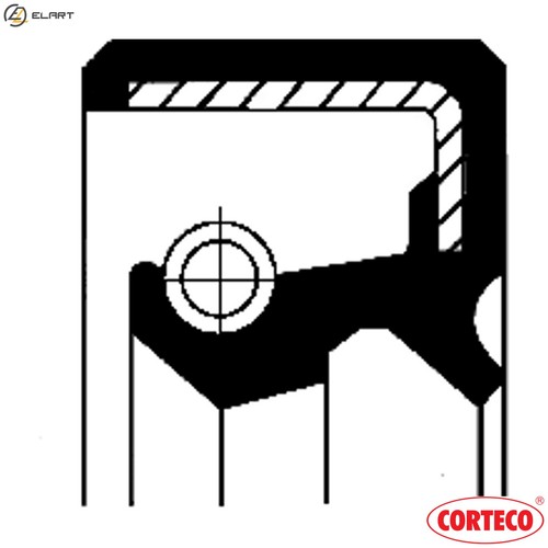 Shaft seal wheel hub - seal,