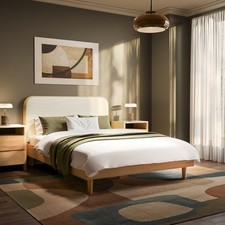 Oak Double Wooden Bed Frame