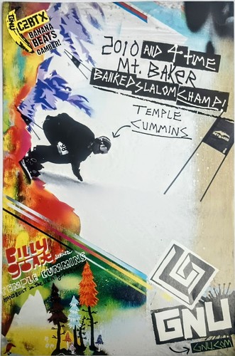 Gnu snowboard baker banked - snowboard,