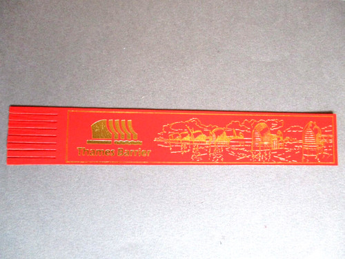 Leather bookmark thames - leather,