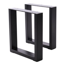 2x Industrial Steel Table Legs