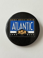 1989-2002 Atlantic 252 Irish Radio Station Vintage Badge.