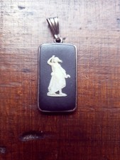 Vintage Wedgwood Pendant The Goddess Hebe (No Chain)