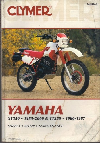 Yamaha xt350 tt350 clymer - yamaha, &